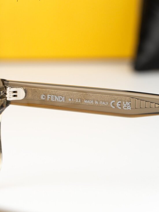Fendi Women Eyeglasses Rectangular Transparent Khaki FE50030I 057 NEW AUTHENTIC main image 5